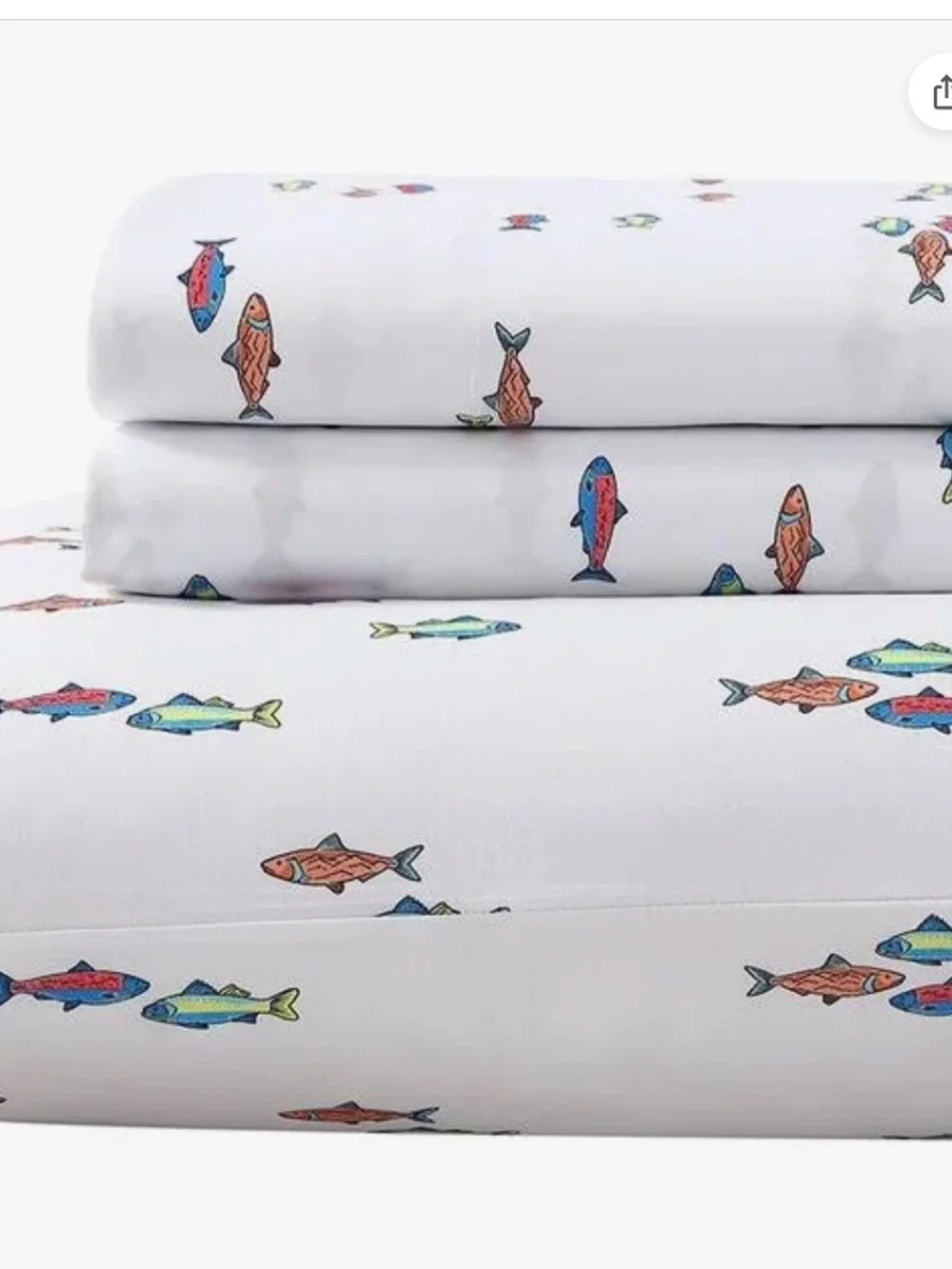 Eddie Bauer Kids Fish Lake Ultra Soft Sheet Set, Twin XL, NEW with tags